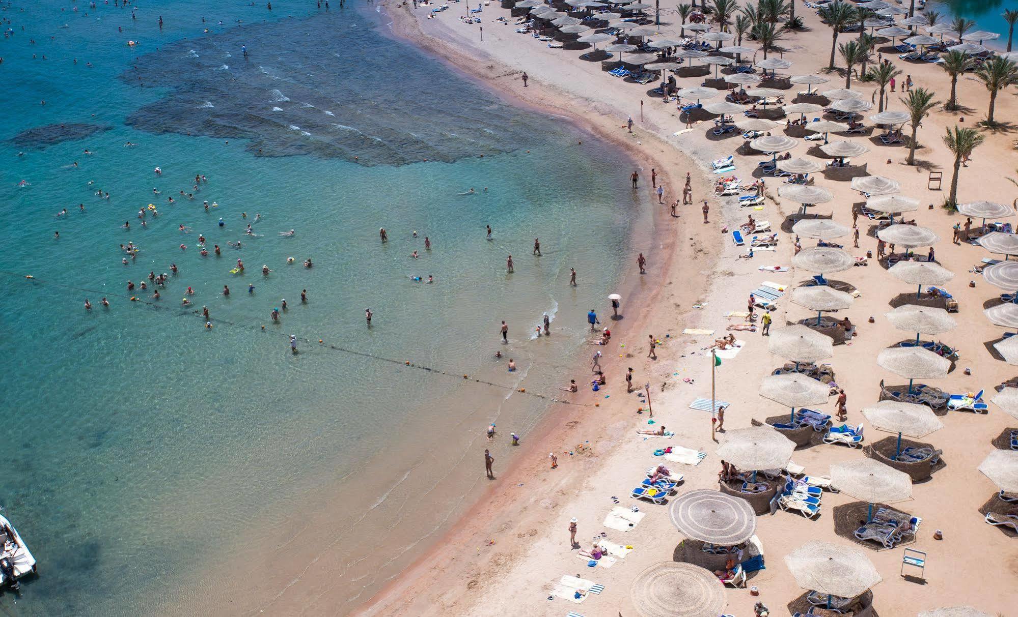 Golden 5 Sapphire Suites Hotel Hurghada Bagian luar foto